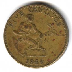 Филиппины 5 сентаво 1964 год