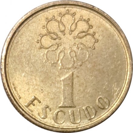 Португалия 1 эскудо 1986 год (новый тип)