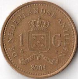 Антильские острова 1 гульден 2004 год
