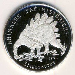 Монета Гвинея-Бисау 10000 песо 1993 год