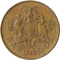 Барбадос 5 центов 1979 год - Маяк (без отметки МД)