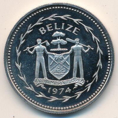 Белиз 5 долларов 1974 год