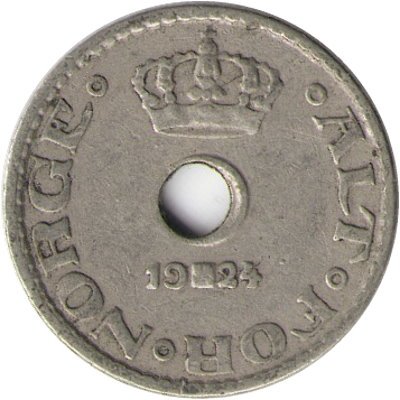 Норвегия 10 эре 1924 год