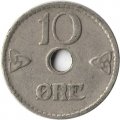Норвегия 10 эре 1924 год