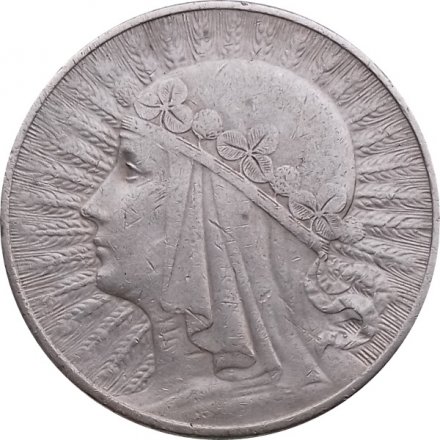 Польша 10 злотых 1933 год - Королева Ядвига