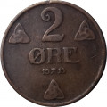 Норвегия 2 эре 1913 год - Король Хокон VII