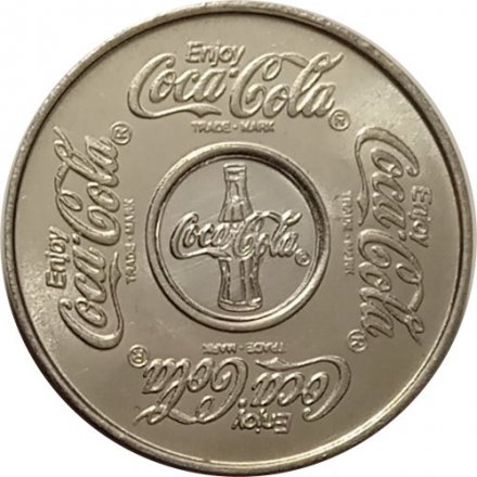 Жетон для машины-автомата (торгового аппарата). Кока-Кола (Enjoy Coca-Cola). Россия