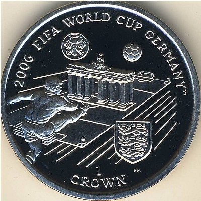 Остров Мэн 1 крона 2005 год - Чемпионат мира по футболу 2006 года в Германии