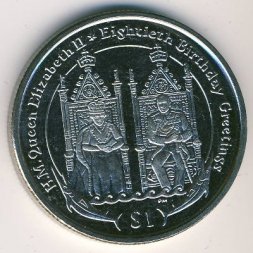 Виргинские острова 1 доллар 2006 год