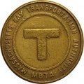 Транспортный жетон США Массачусетс