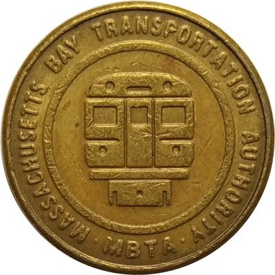 Транспортный жетон США Массачусетс