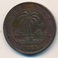 Либерия 1 цент 1906 год