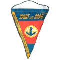 Вымпел Спорт на борту (Sport an bord. VEB Deutfracht/Seereederei, Rostock)