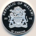 Малави 10 квач 2010 год - Пятнистый древолаз