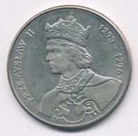 Монета Польша 100 злотых 1985 год - Пржемыслав II (1295-1296)