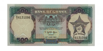 Гана 500 седи 1994 год - UNC