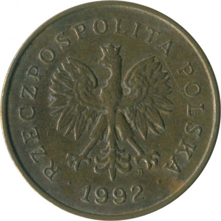 Польша 2 гроша 1992 год 