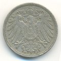 Германия 10 пфеннигов 1902 год (F)