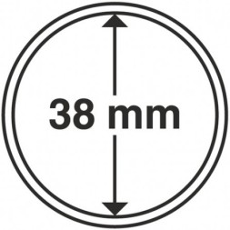 Капсула для хранения монет диаметром 38 мм
