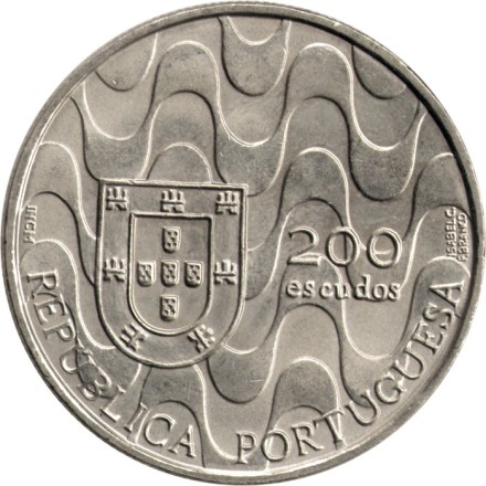 Португалия 200 эскудо 1992 год - Председательство в Евросоюзе