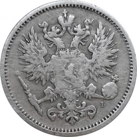 Финляндия 50 пенни 1889 год - VF