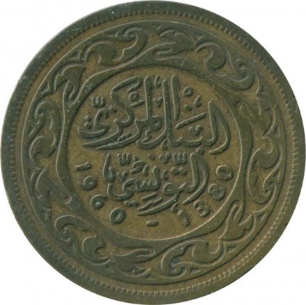 Тунис 100 миллимов 1960 год