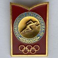 Значок. Олимпиада 1980. Москва СССР. Легкая атлетика. Бег