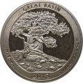 США 25 центов 2013 год - Национальный парк Грейт-Бейсин (S) proof