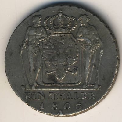 Пруссия 1 талер 1803 год