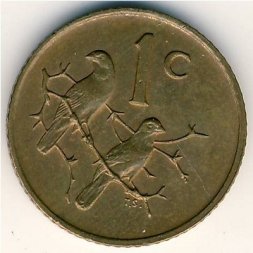 ЮАР 1 цент 1974 год