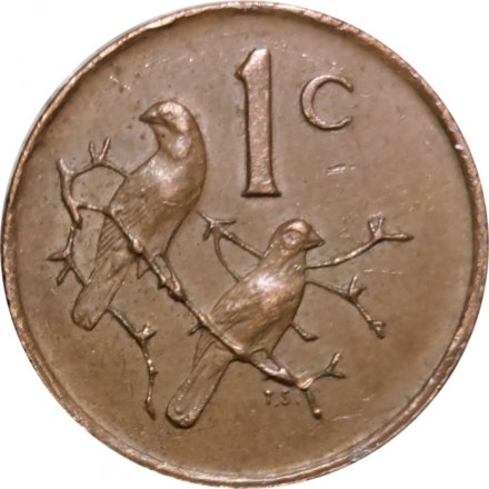 ЮАР 1 цент 1974 год