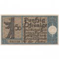 Германия (нотгельд) 50 пфеннигов 1921 год - Серия &quot;Районы Берлина&quot;. Кёпеник в 1820 г. (вид 16) - UNC