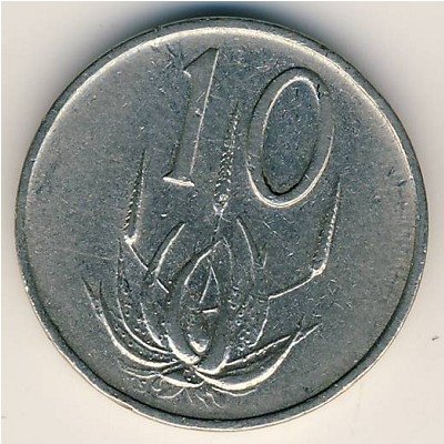 ЮАР 10 центов 1966 год (SUID-AFRIKA)