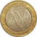 Великобритания 2 фунта 2003 год - 50 лет открытия структуры ДНК