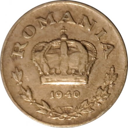 Румыния 1 лей 1940 год