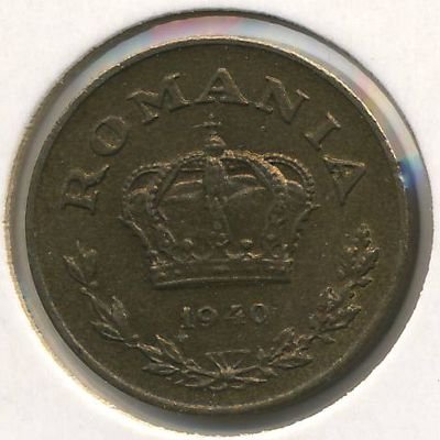 Румыния 1 лей 1940 год