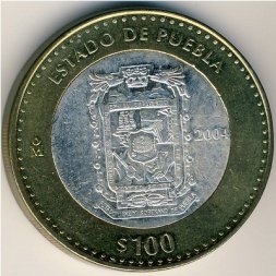 Мексика 100 песо 2004 год