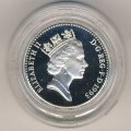 Великобритания 1 фунт 1993 год - Герб (серебро)