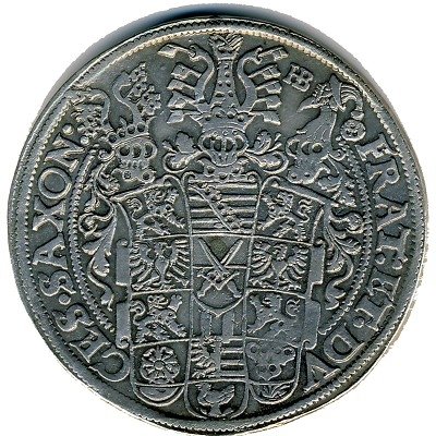 Саксония 1 талер 1600 год