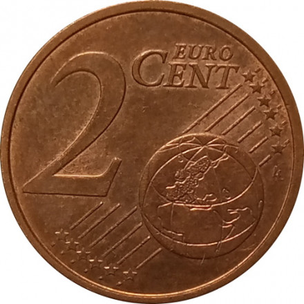 Франция 2 евроцента 2009 год