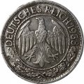 Веймарская республика 50 рейхспфеннигов 1938 год (E)