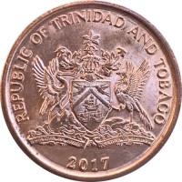 Тринидад и Тобаго 5 центов 2017 год