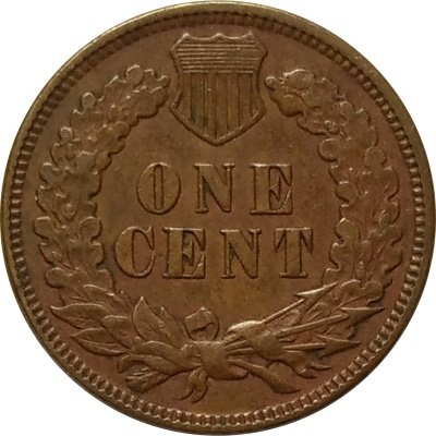 США 1 цент 1905 год - Indian Head Cent (без отметки МД)