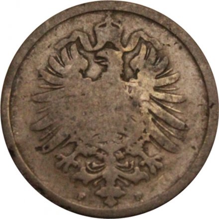 Германия 2 пфеннига 1875 год (F)