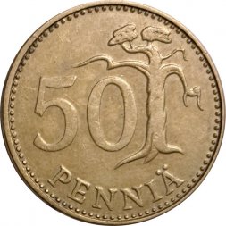 Финляндия 50 пенни 1976 год