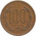 Чили 100 песо 1998 год