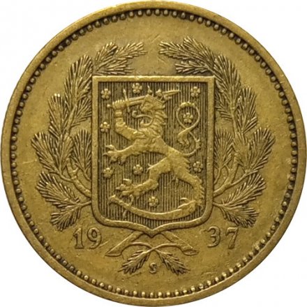 Финляндия 5 марок 1937 год