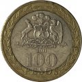 Чили 100 песо 2011 год
