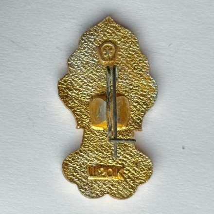 Значок. Москва 80 Олимпиада Девушка в Кокошнике 