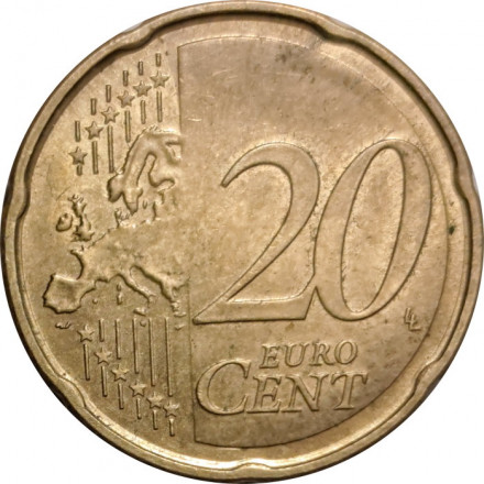 Эстония 20 евроцентов 2011 год